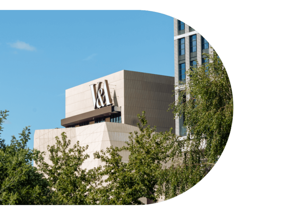 The V&A building at East Bank.