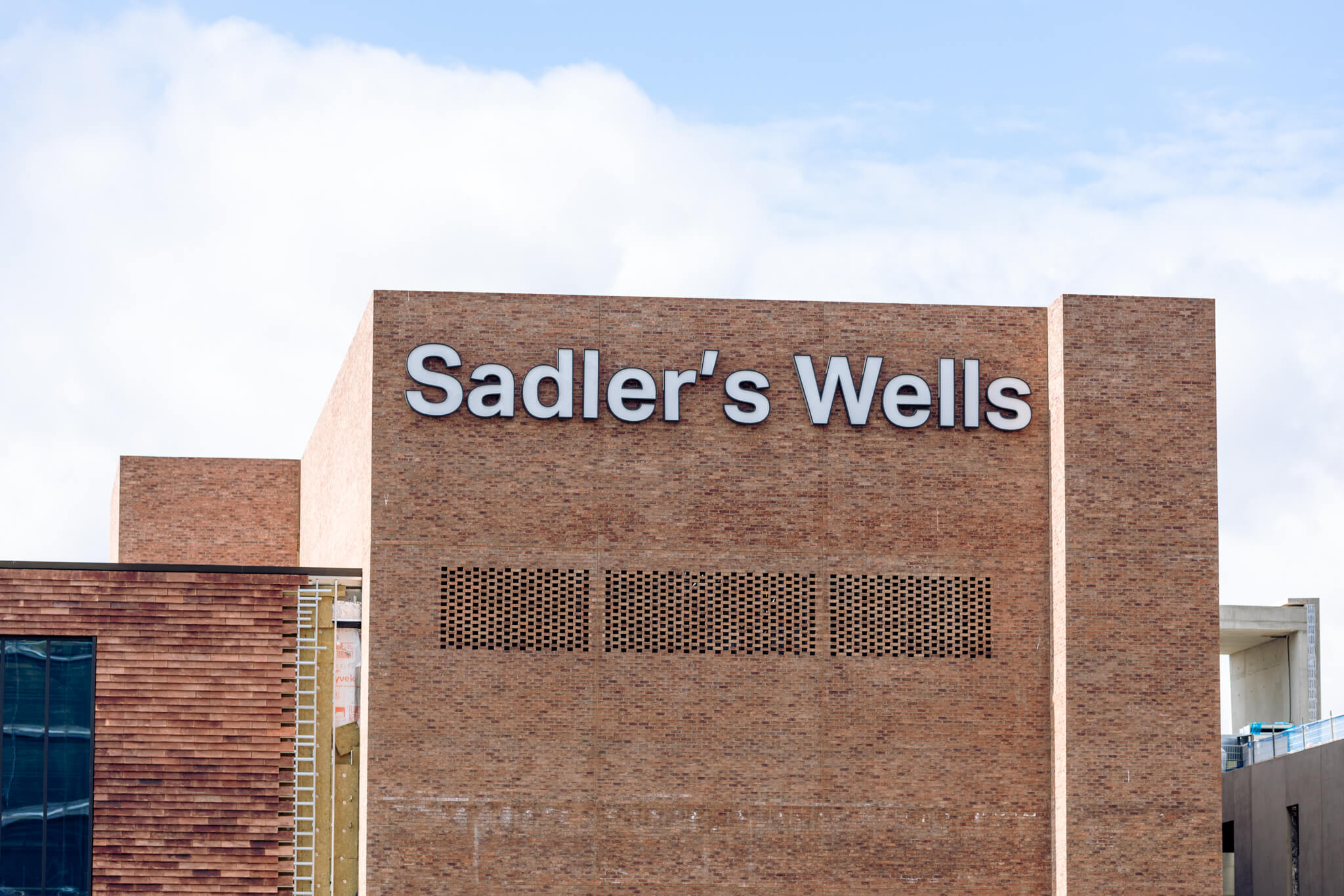 Sadler's Wells building at East Bank