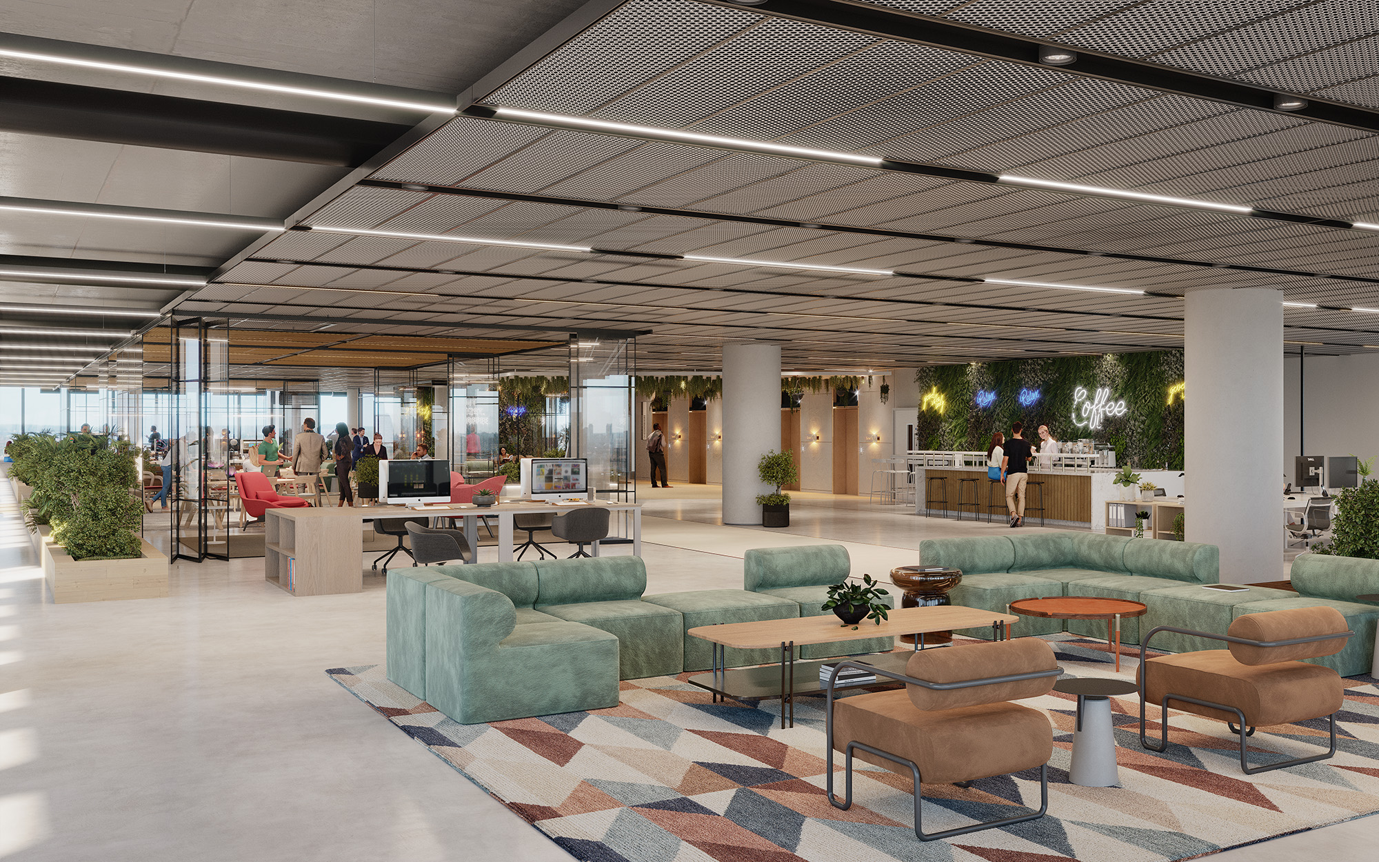 CGI inside The Turing Building